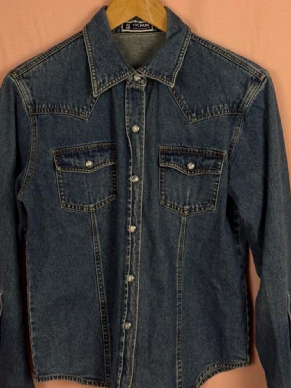Vintage Chinese Denim Shirt